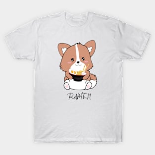 Ramen corgi T-Shirt